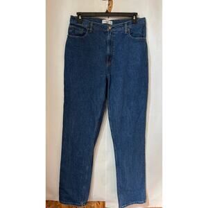 Abercrombie & Fitch The 90s Straight Ultra High Rise Curve Love Sz 14 *Long*